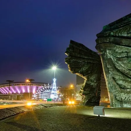 Apartmán Skyline Global , 21th Floor, Free Garage, Self Check-in Katovice