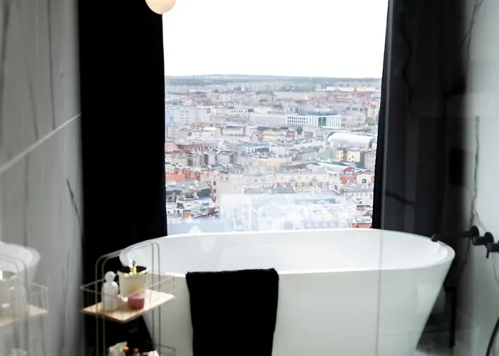 Apartmán Skyline Global , 21th Floor, Free Garage, Self Check-in *