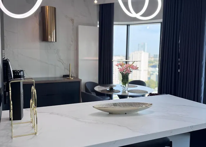 Apartmán Skyline Global , 21th Floor, Free Garage, Self Check-in