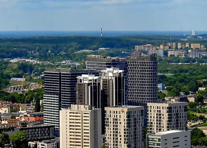 Apartmán Skyline Global , 21th Floor, Free Garage, Self Check-in