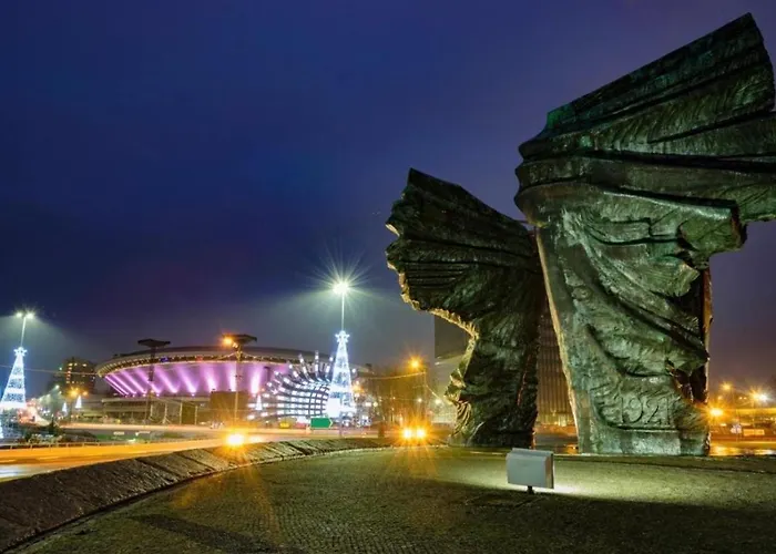 דירה Skyline Global , 21th Floor, Free Garage, Self Check-in קטוביץ